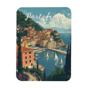 Íman Estilo Vintage Portofino Genova Itália