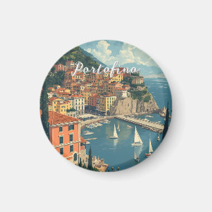 Íman Estilo Vintage Portofino Genova Itália