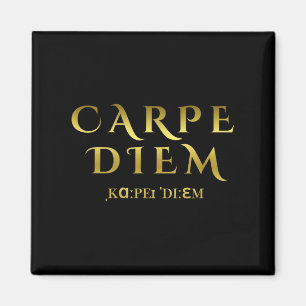 Íman Estimativa do Dia do Carpe Latino Diem Citações In