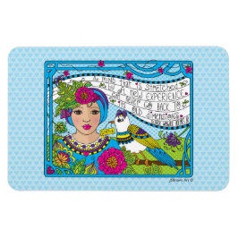 Íman Estique Sua Mente_Ímã Flexível 6"x4"