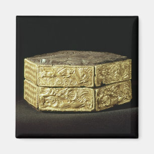 Íman Estojo sextavado decorado com animais