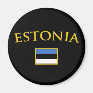 Íman Estónia dourada