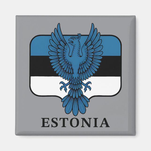 Íman Estônia Norte da Europa (Frente)