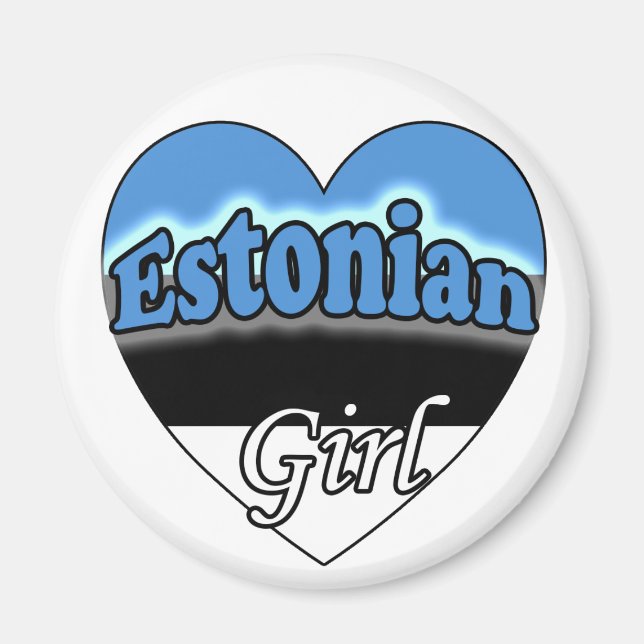Íman Estoniano Girl (Frente)