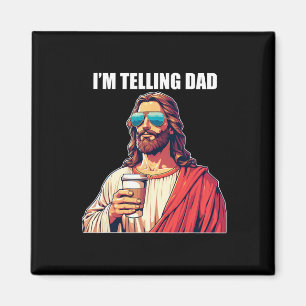 Íman Estou a dizer "Pai Camisa Engraçada Cristão Religi