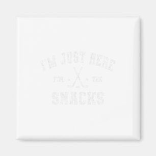 Íman Estou Aqui Apenas Para Os Lanches Hockey Irmã Pai