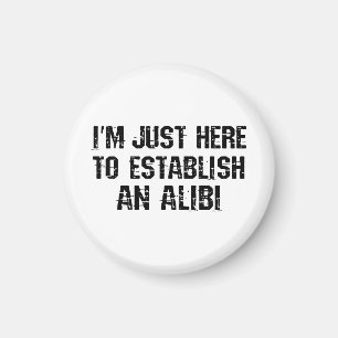 Íman Estou aqui para estabelecer um álibi