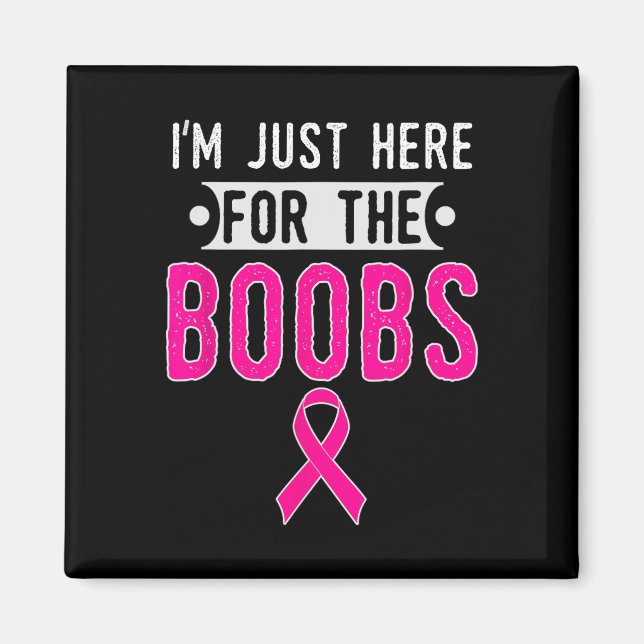 Íman Estou aqui para o Cancer de mama Awarene (Frente)