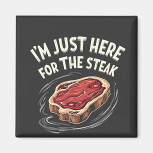 Íman Estou aqui para os amantes de carne de bife