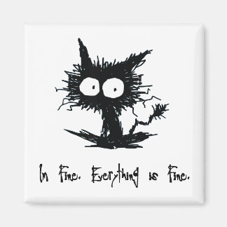 Íman "Estou bem, está tudo bem" Magnet