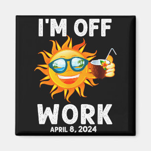 Íman Estou Camisa Eclipse Solar Sol Fora do Trabalho