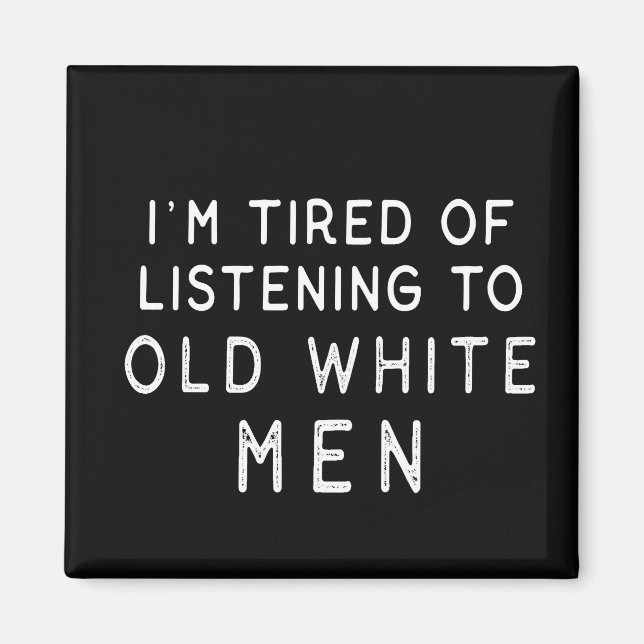 Íman Estou cansado de ouvir os velhos brancos (Frente)