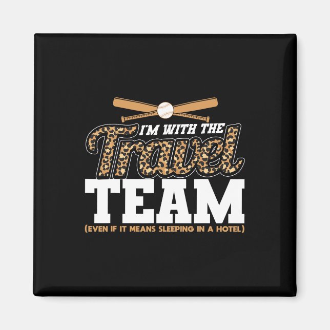 Íman Estou Com A Equipe De Viagens Leopard Vender Mamãe (Frente)