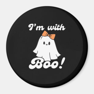 Íman Estou Com Boo Divertido Retro