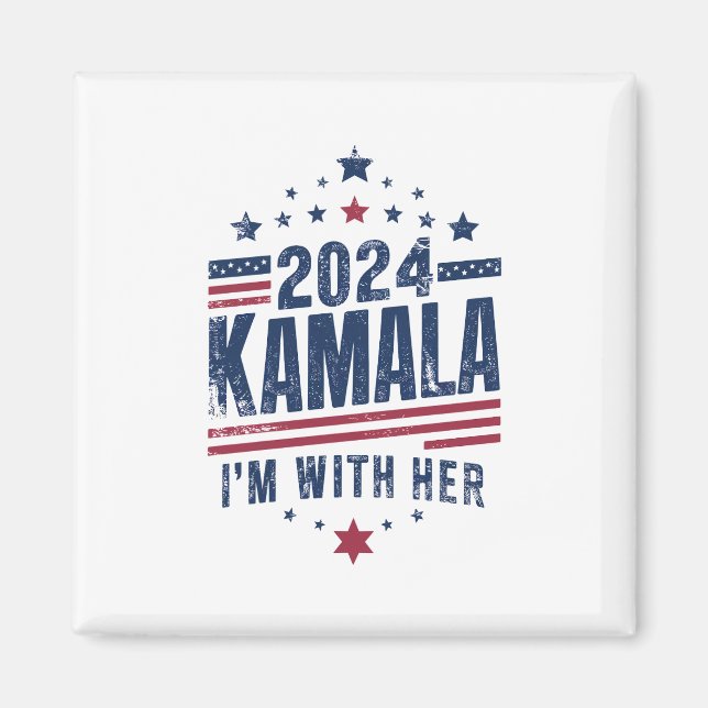 Íman Estou Com Ela Kamala Vote Em 2024 Kamala-Harris (Frente)