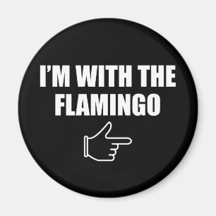 Íman Estou Com Fantasia de Halloween do Flamingo Combin