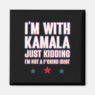 Íman Estou com Kamala só brincando, não é Idiot Retro E