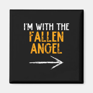 Íman Estou com o Casal de Fallen Angel Costume Hallowee