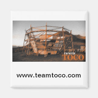 Íman Estou com o Toco Magnet (Preto)