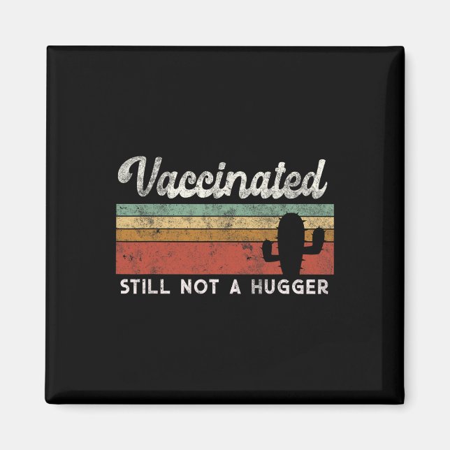 Íman Estou completamente vacinado, Hug Engraçado (Frente)