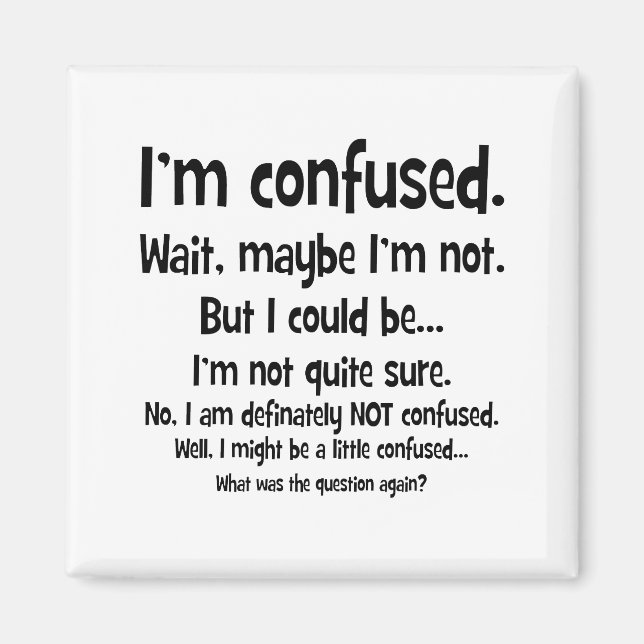 Íman Estou confuso... (Frente)