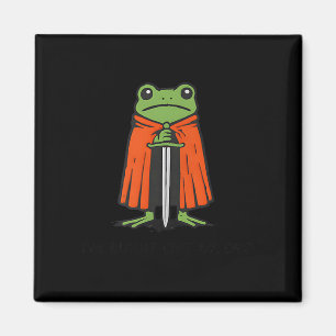 Íman Estou Esgotado M'lord Funny Knight Frog Meme Rapaz