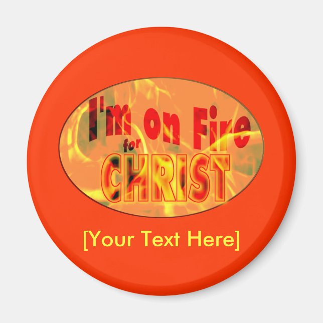 Íman Estou pegando fogo por CRISTO (Frente)