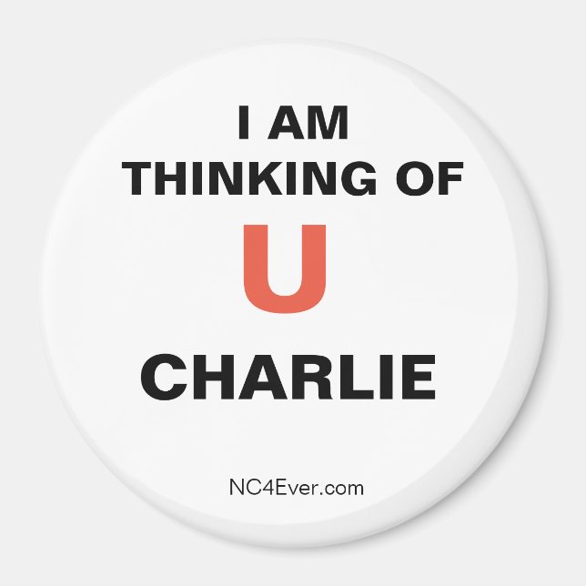 Íman Estou pensando em você CHARLIE (Frente)