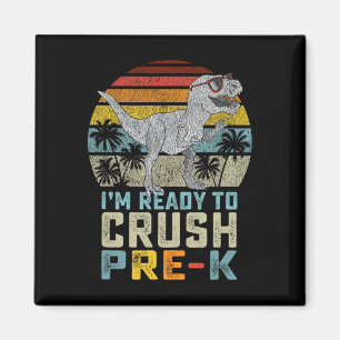 Íman Estou Pronto Para Dominar o Dinossauro Pré K Prime