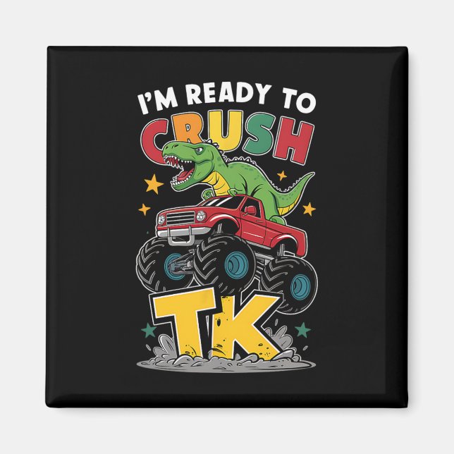 Íman Estou Pronto Para Esmagar Tk Dinossauro Ck Para Es (Frente)