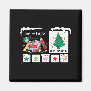 Íman Estou Trabalhando Pelo Natal 5 Estrelas Árvore de