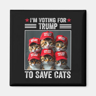 Íman Estou votando em Trump para salvar os gatos Trump