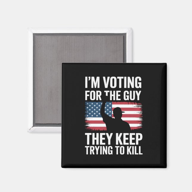 Íman Estou votando no cara que eles continuam tentando  (Front/Back)