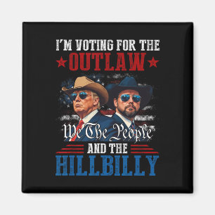 Íman Estou votando no fora da lei e no caipira Trump