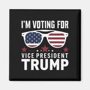 Íman Estou votando para o vice-presidente Trump Eleição