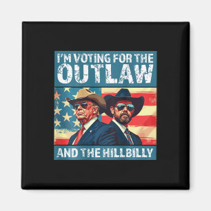 Íman Estou Votando pelo Outlaw e pelo Trump Hillbilly