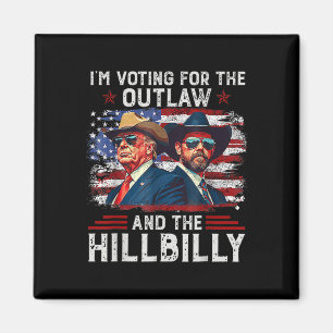 Íman Estou Votando pelo Outlaw e pelo Trump Hillbilly