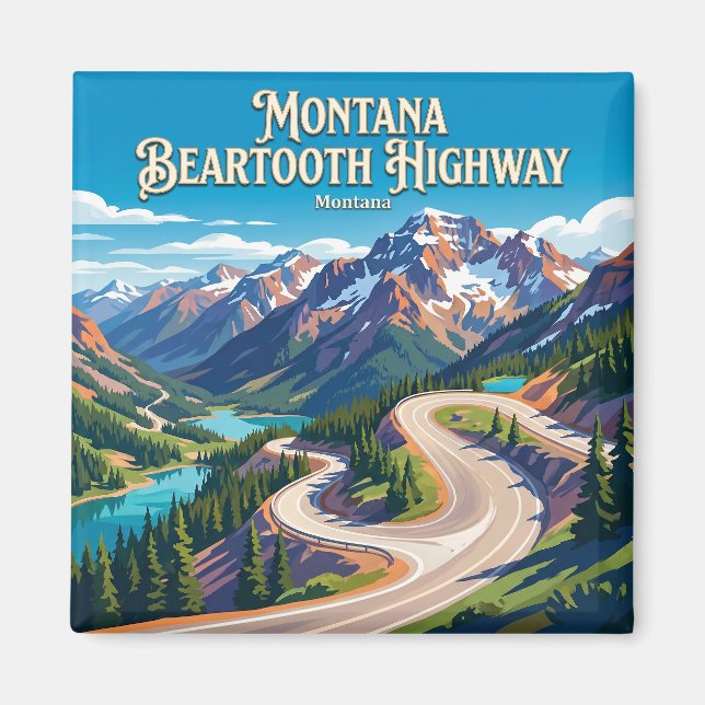 Íman Estrada Beartooth Montana (Frente)