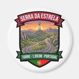 Íman Estrada da Montanha da Serra da Estrela Portugal
