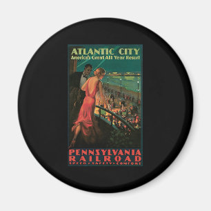 Íman Estrada de ferro de Atlantic City Pensilvânia