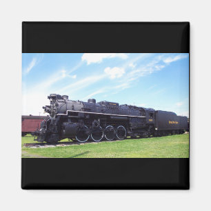 Íman Estrada de ferro locomotiva #757 da placa de