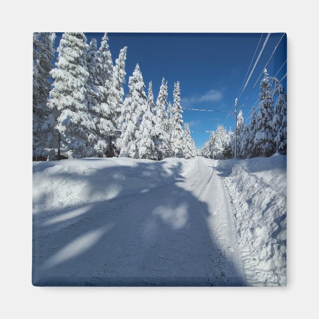 Íman estrada de neve (Frente)