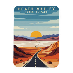 Íman Estrada no Vale da Morte Parque Nacional Souvenir