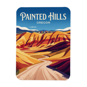 Íman Estrada Painted Hills EUA