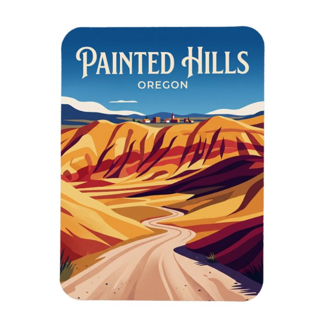 Íman Estrada Painted Hills EUA (Vertical)