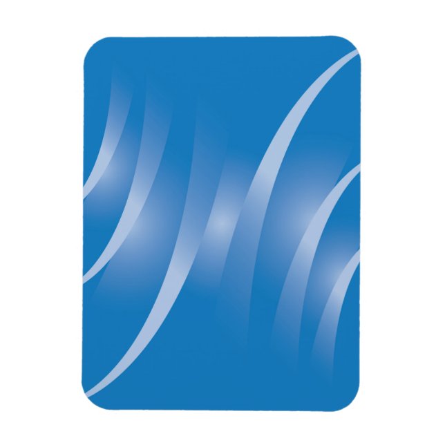 Íman estradas em azul (Vertical)