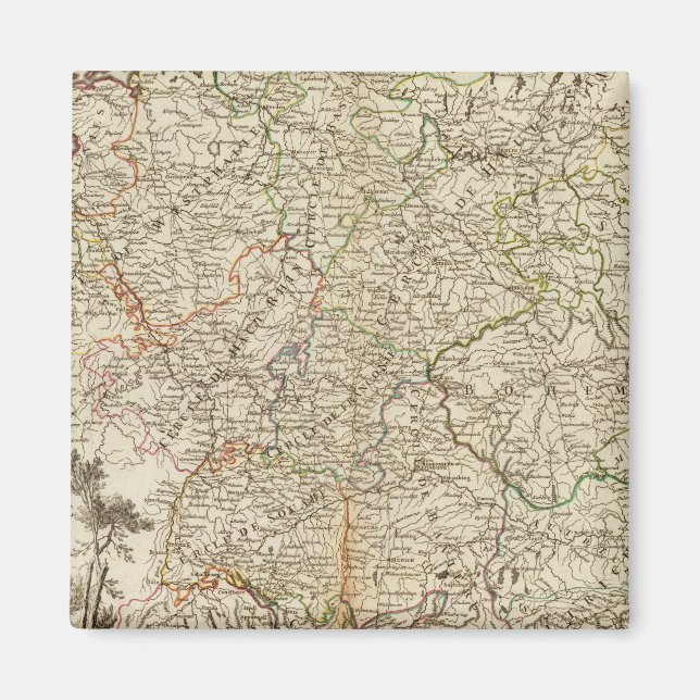 Íman Estradas postais europeias (Frente)