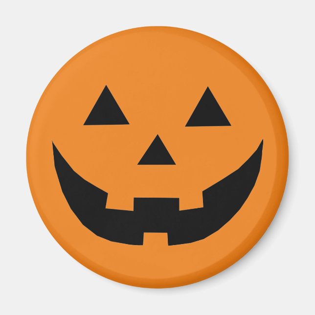 Íman Estranho laranja Jack o abóbora de lanterna Hallow (Frente)