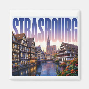 Íman Estrasburgo França Feira de Viagens Conto de Fadas