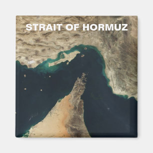 Íman Estreito da imagem de satélite de Hormuz